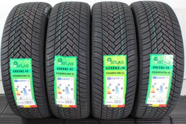 4x 215/60R16 99V ATLAS GREEN3 4S GANZJAHRESREIFEN 2024 NEU #1VUV