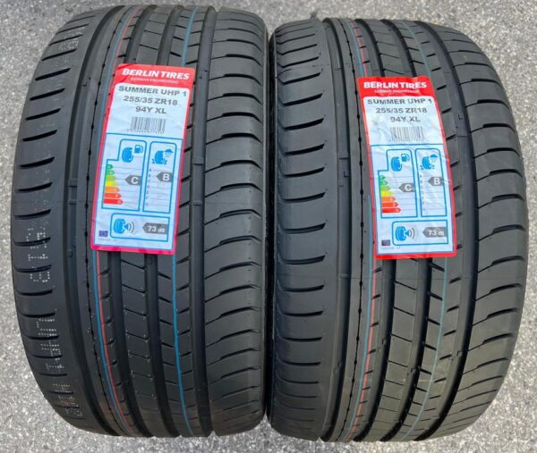 2x 255/35R18 94Y BERLIN TIRES SUMMER UHP1 SOMMERREIFEN #19GL