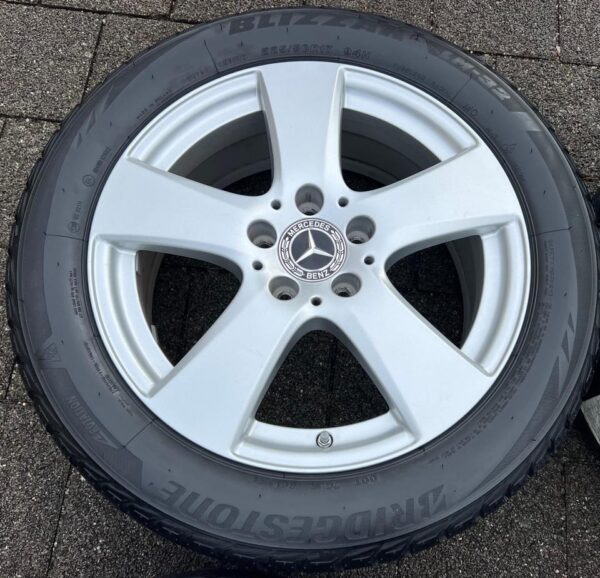 4 ORIGINAL 17" ALUFELGEN FELGEN MERCEDES C-KLASSE W205 RDKS #1PCJ – Bild 4