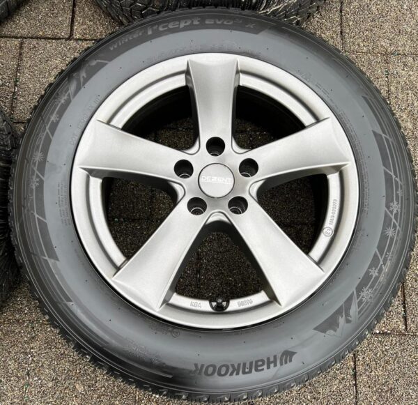 4 ALU 17" WINTERRÄDER VW TIGUAN II 5N ALLSPACE SKODA KODIAQ #1V0G – Bild 5
