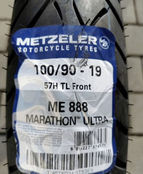 1 X 100/90-19 57H METZELER MARATHON ULTRA ME888 FRONT NEU 2021