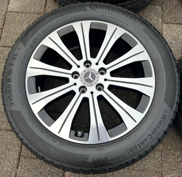 4 ORIGINAL 18" ALUFELGEN MERCEDES BENZ EQA EQB W243 RDKS #1Q8B – Bild 4