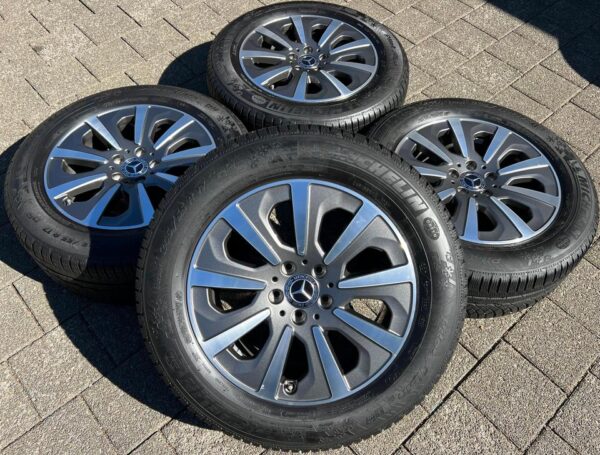 4 ORIGINAL 17" ALUFELGEN MERCEDES S-KLASSE W222 A2224010802 #1ULX