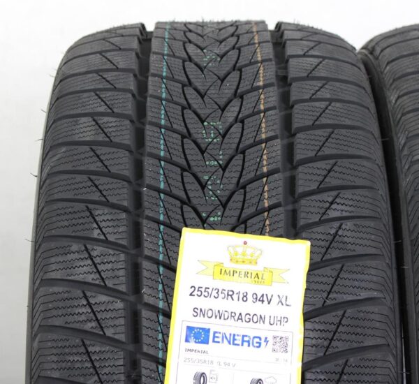 2x 255/35R18 94V IMPERIAL SNOWDRAGON UHP WINTERREIFEN NEU #1PMS – Bild 3
