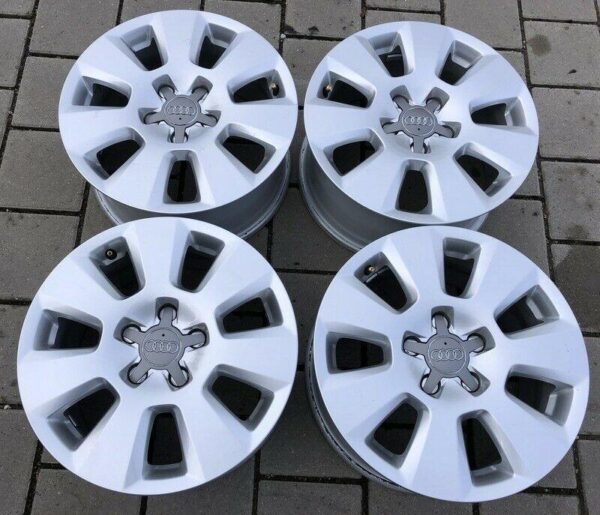 4 ORIGINAL 16 ZOLL ALUFELGEN FELGEN AUDI A6 4G 4G0601025  #110J