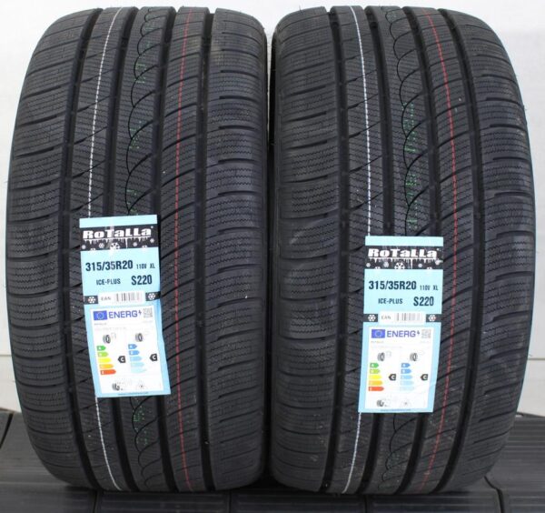 2x 315/35R20 110V ROTALLA ICE-PLUS S220 WINTERREIFEN XL #1HFI