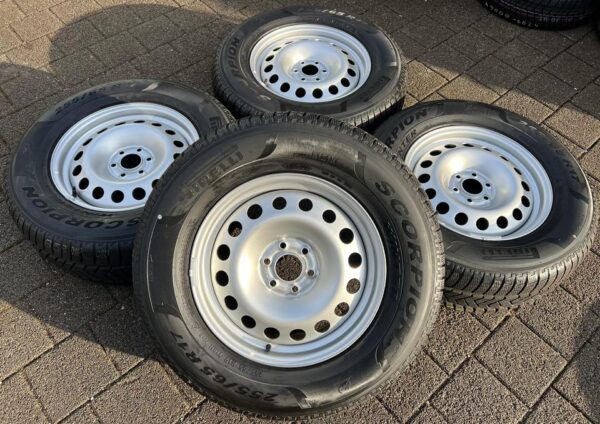 4 ORIGINAL 17" STAHLFELGEN FELGEN MERCEDES X-KLASSE W470 #1Q6Q