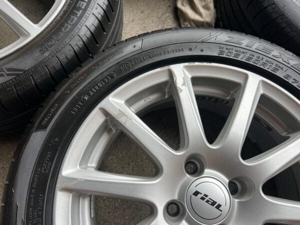 4 RIAL 16" ALUFELGEN NISSAN MICRA DACIA DOKKER LOGAN LODGY  #1ZCA – Bild 9
