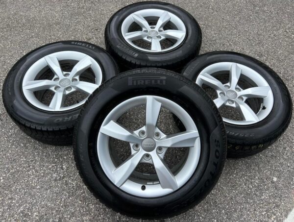 4 ORIGINAL 16" ALUFELGEN FELGEN AUDI A6 4G 4G0071496 7,5x16 #1L3S