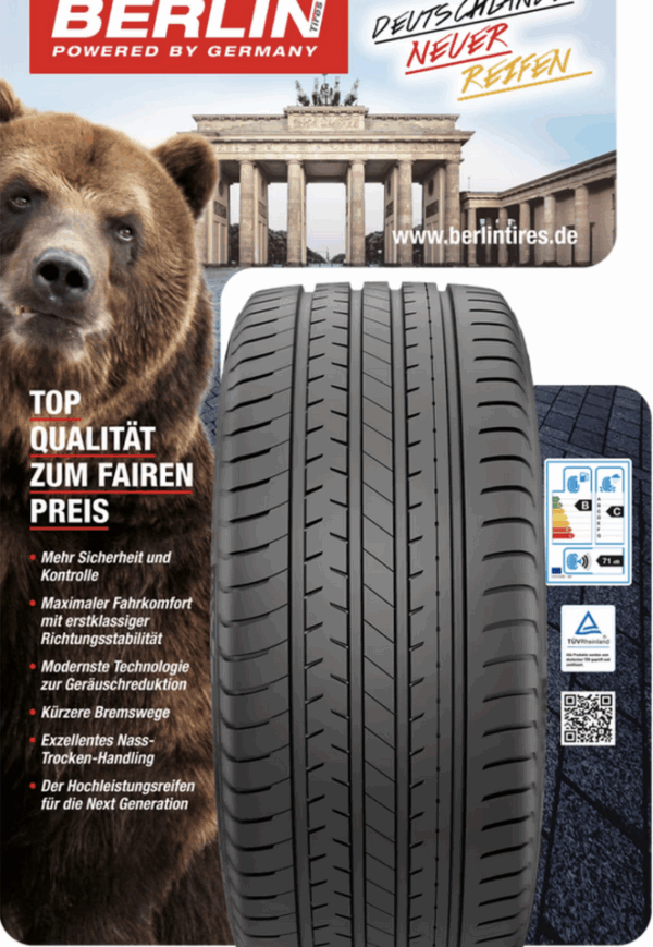 2x 245/35R20 95Y 2x 275/30R20 97Y BERLIN TIRES 2024 NEU #1Y3F – Bild 5