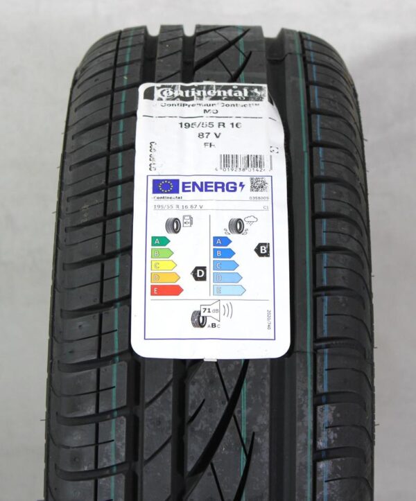 1x 195/55R16 87V CONTINENTAL PREMIUM CONTACT SOMMERREIFEN  #1USM – Bild 2