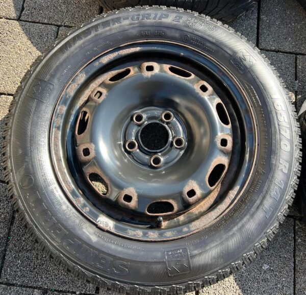 4 STAHLFELGEN 14" VW GOLF 5 6 TOURAN SKODA OCTAVIA 1Z SEAT  #1USB – Bild 4