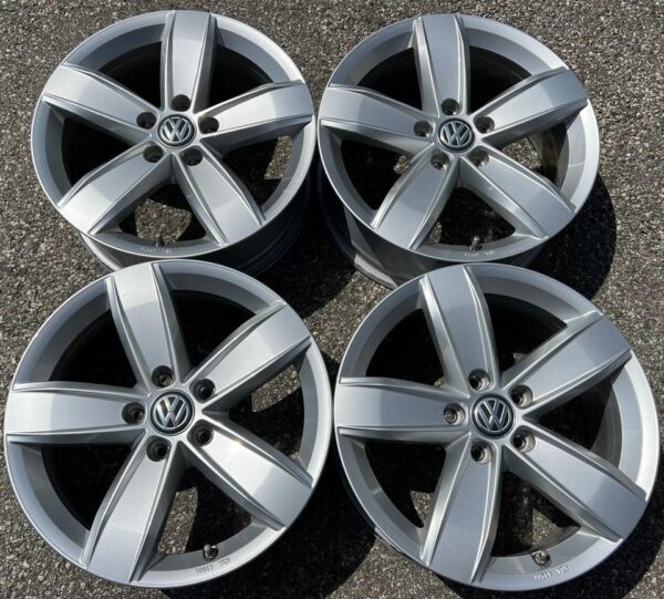 4 ORIGINAL 17" ALUFELGEN VW TIGUAN II 5NA 5NA071497 CORVARA #1JVR