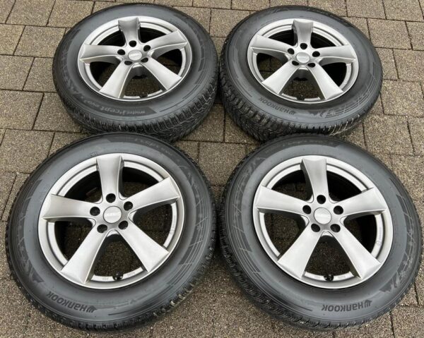 4 ALU 17" WINTERRÄDER VW TIGUAN II 5N ALLSPACE SKODA KODIAQ #1V0G – Bild 2