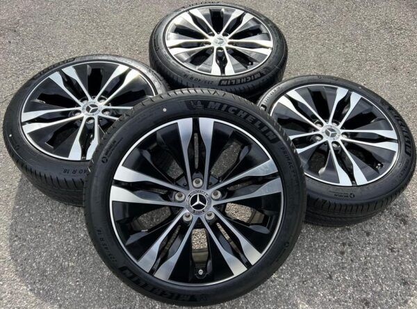 4 ORIGINAL 18" ALU SOMMERRÄDER MERCEDES C-KLASSE W206 NEU #1MVC