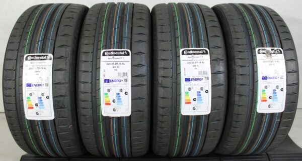 4x 225/35R19 88Y CONTINENTAL SPORT CONTACT 7 SOMMERREIFEN #1L0A