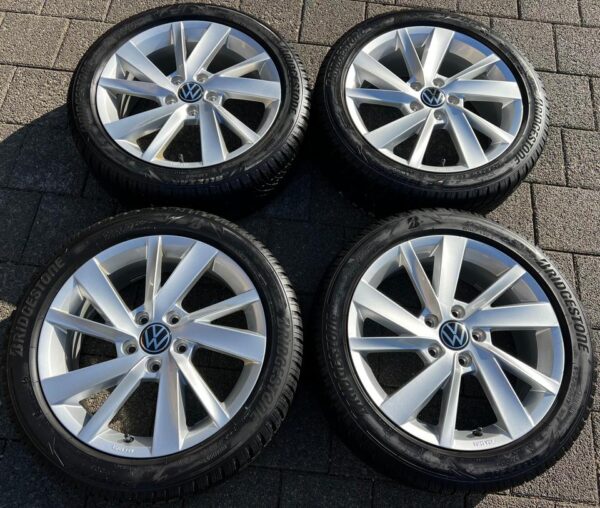 4 ORIGINAL 17" ALUFELGEN FELGEN VW GOLF VIII 8 5H0071497 #1TQZ – Bild 2