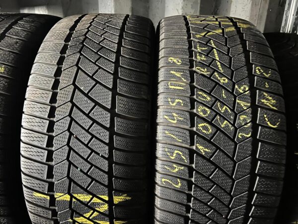 4x 245/45R18 100V CONTINENTAL WINTERREIFEN RUNFLAT 2016 #1V9Q – Bild 3
