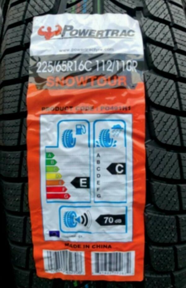 4 X 225/65R16C 112/110R POWERTRAC SNOWTOUR WINTERREIFEN ★ NEU ★ – Bild 4