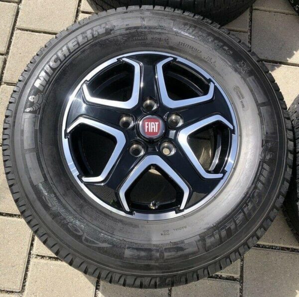 4 ORIGINAL ALU SOMMERRÄDER FIAT DUCATO 250 225/75R16CP 116Q #112L – Bild 4