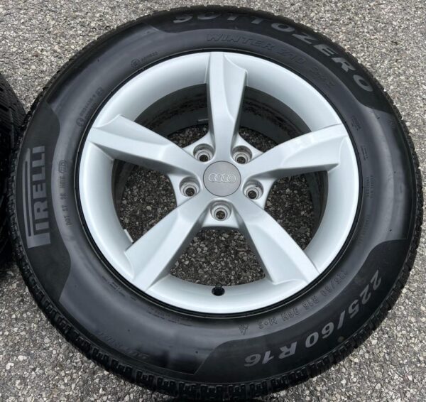 4 ORIGINAL 16" ALUFELGEN FELGEN AUDI A6 4G 4G0071496 7,5x16 #1L3S – Bild 6