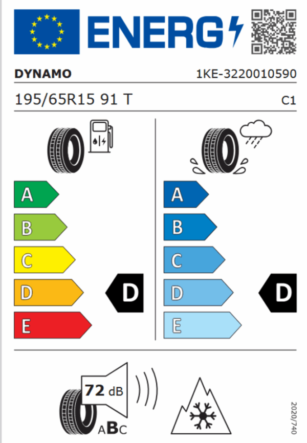 4 x 195/65R15 91T DYNAMO SNOW-H WINTERREIFEN FREI HAUS – Bild 5