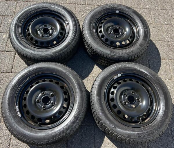 4 STAHLFELGEN 15" VW GOLF 5 6 TOURAN SKODA OCTAVIA 1Z SEAT  #1VLP