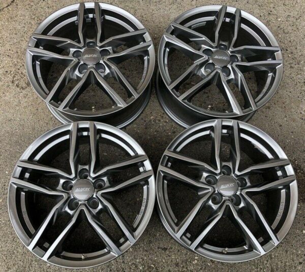 4 ALUFELGEN 17" FELGEN VW GOLF 4 IV POLO 9N 6R AW GTI NEU FREIHAU