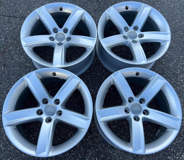 4 ORIGINAL 17" ALUFELGEN ALU FELGEN AUDI A5 8T 8T0071497  #1DES