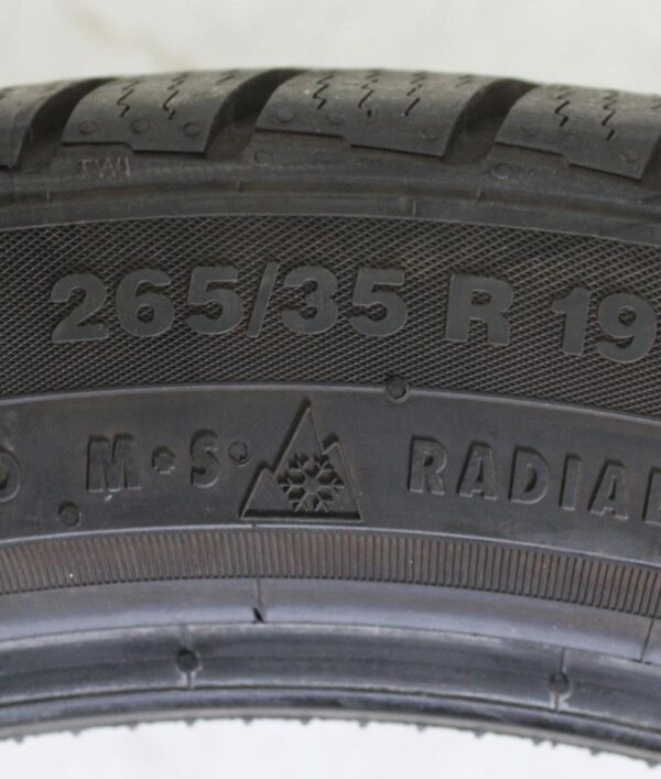 1x 265/35R19 98V CONTINENTAL WINTER CONTACT TS830P 2019 6MM #1TMG – Bild 4
