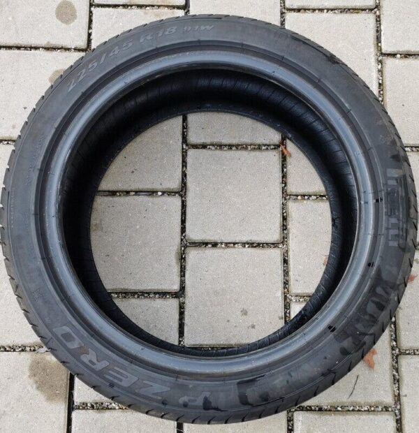 1x 225/45R18 91W PIRELLI PZERO SOMMERREIFEN 5,5-6MM 2014 #5348 – Bild 3