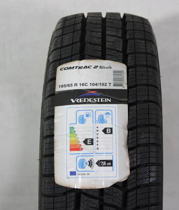 1x 195/65R16C 104/102T VREDESTEIN COMTRAC 2 ALL SEASON NEU #1USP – Bild 2