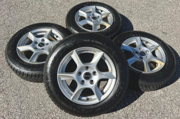 ALU WINTERRÄDER SEAT LEON SKODA OCTAVIA VW CADDY GOLF CADDY #198F