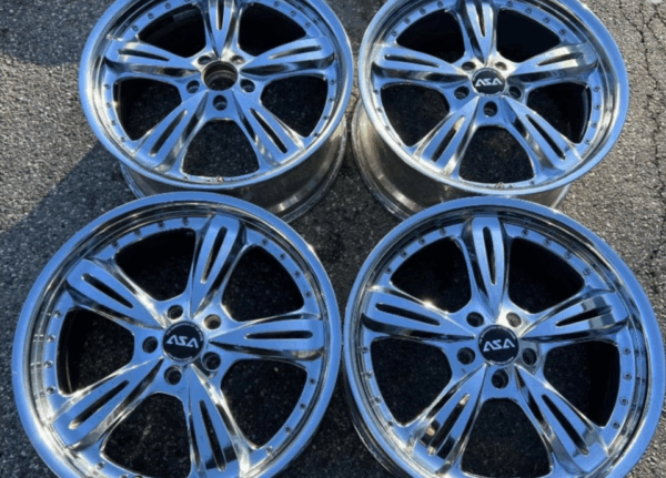 4 ALUFELGEN 19" CHROM AUDI SEAT SKODA VW 8,5x19 5x112 FREIHAUS