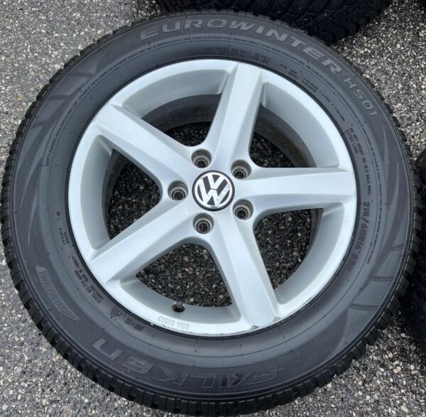 4 ORIGINAL 16" ALUFELGEN FELGEN VW PASSAT 3G 3AA071496A  #1IJK – Bild 3
