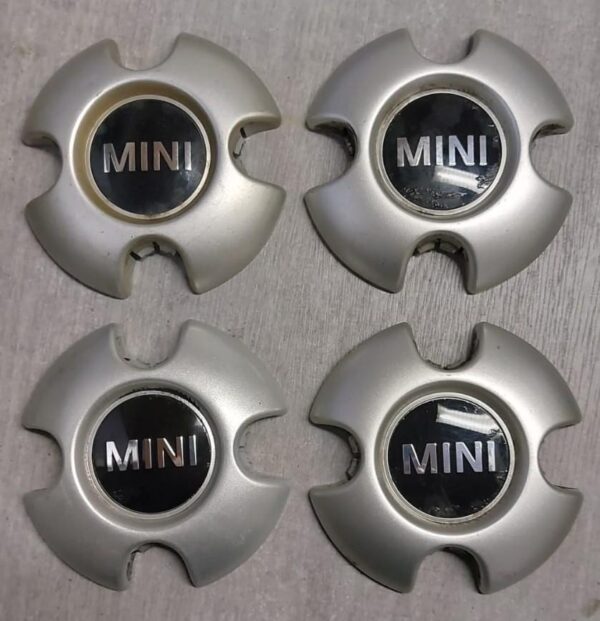4x ORIGINAL NABENDECKEL MINI ONE CLUBMAN R56 36116768504 FR #1M3B