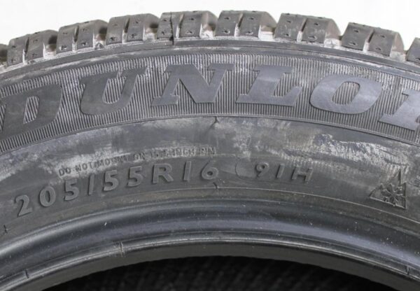 1x 205/55R16 91H DUNLOP WINTER SPORT 3D RUNFLAT NEU MOE #1P6C – Bild 4