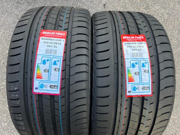2x 255/35R18 94Y BERLIN TIRES SUMMER UHP1 SOMMERREIFEN #19GL – Bild 2
