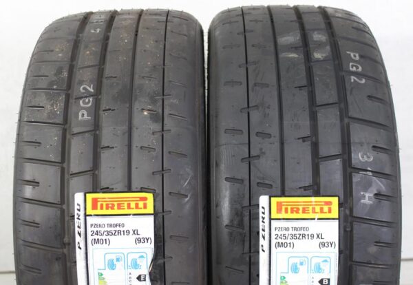 2x 245/35R19 93Y PIRELLI PZERO TROFEO R MO1 SOMMERREIFEN  #1RRF – Bild 2