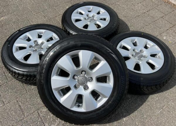 4 ORIGINAL 16" ALU WINTERRÄDER AUDI A6 4G 4G1 225/60R16 98H #9885