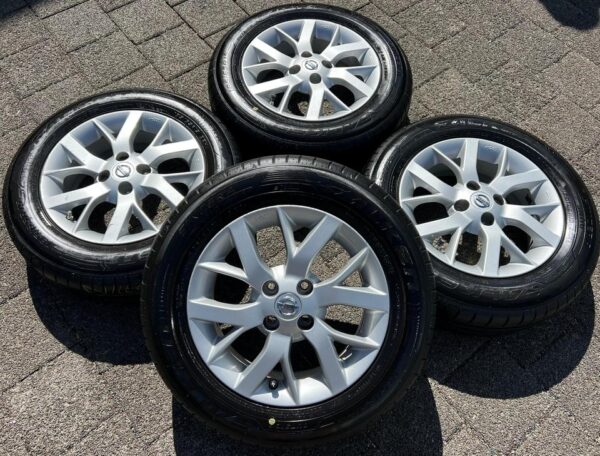 4 ORIGINAL 15" ALU SOMMERRÄDER NISSAN NOTE E12 185/65R15  #1Z5F