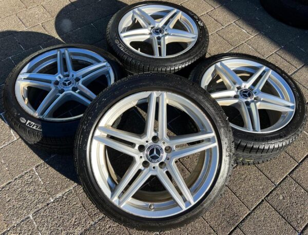4 ALU 18" WINTERRÄDER MERCEDES C-KLASSE W205 RDKS MICHELIN #1R7F