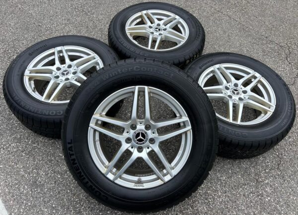 4 ALU 17" WINTERRÄDER MERCEDES GLC X253 X204 235/65R17 104H #18BZ