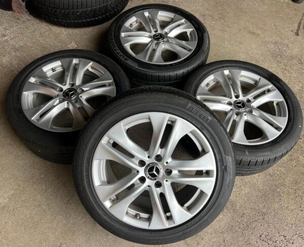 4 ORIGINAL 17" ALUFELGEN MERCEDES E-KLASSE W212 A2124010902 #1ZKF