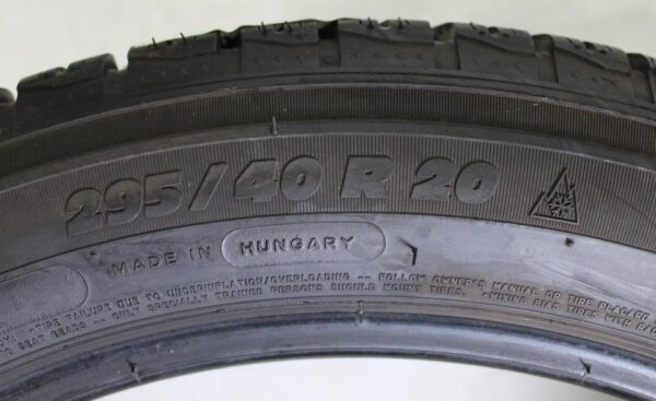 2x 295/40R20 106V MICHELIN WINTERREIFEN 5-5,5MM 2019 N0 #1O7J – Bild 5