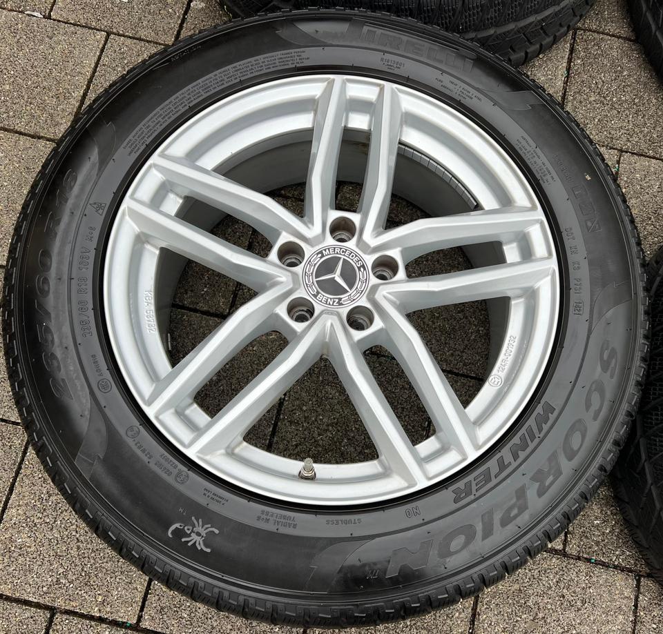 ALU 18" WINTERRÄDER MERCEDES GLC KLASSE X253 X204 235/60R18 #1UFP – Bild 6