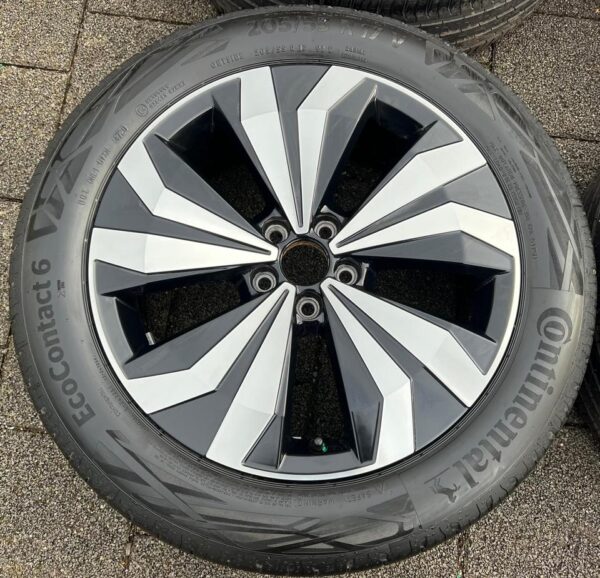 4 ORIGINAL 17" ALU SOMMERRÄDER VW T-CROSS 2GM601025M #1POM – Bild 5