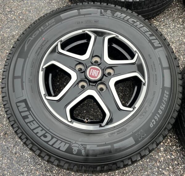 4 ORIGINAL ALU SOMMERRÄDER FIAT DUCATO 5x130 225/75R16C TOP #1CWS – Bild 3