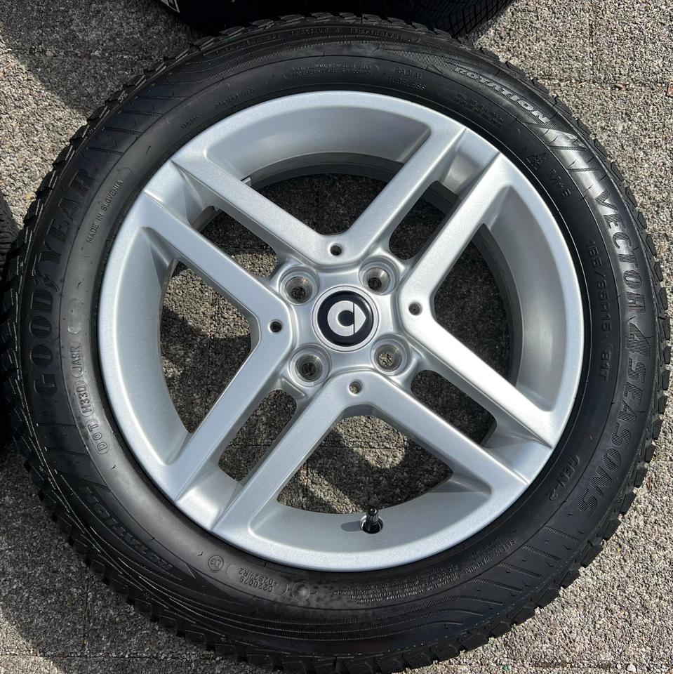 ORIGINAL ALU ALLWETTERRÄDER SMART 453 165/65R15 185/60R15 #203K – Bild 3