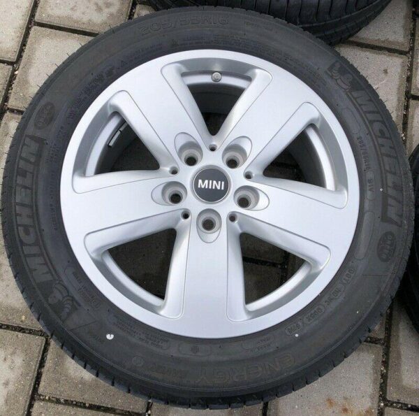 4 ORIGINAL ALU SOMMERRÄDER SOMMERREIFEN MINI CLUBMAN F54 #9707 – Bild 6